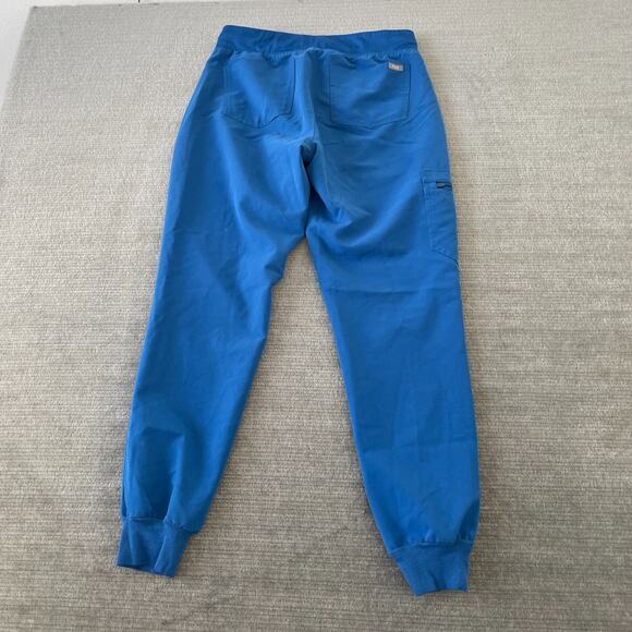 Figs Scrub Pants Womens S Blue Jogger Technical Collection Medical Nursing - Picture 2 of 7